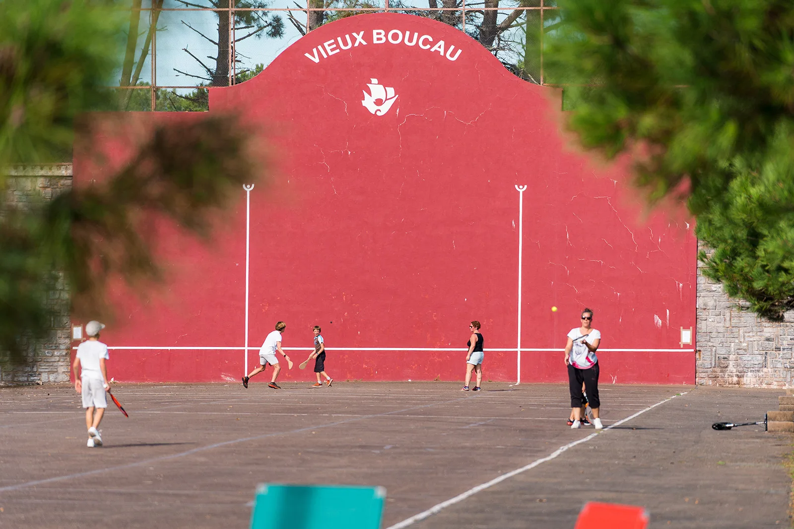 Le fronton de pelote basque de Vieux Boucau