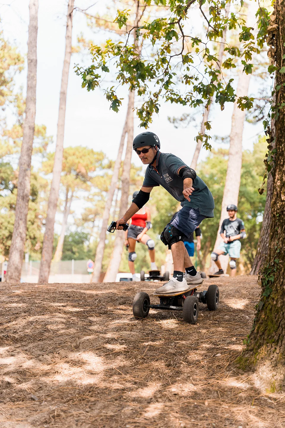 Balade en skate électrique