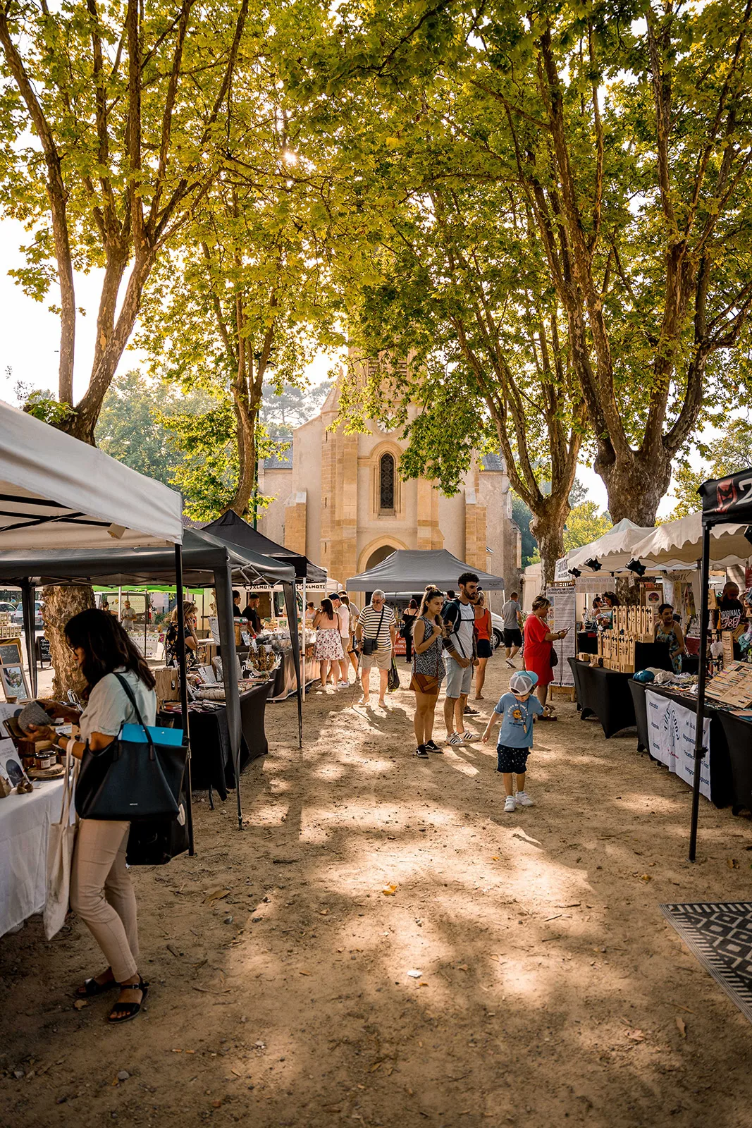 Le marché de produits du terroir de Labenne