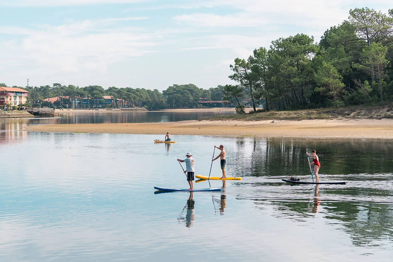 Le Paddle à Vieux-Boucau