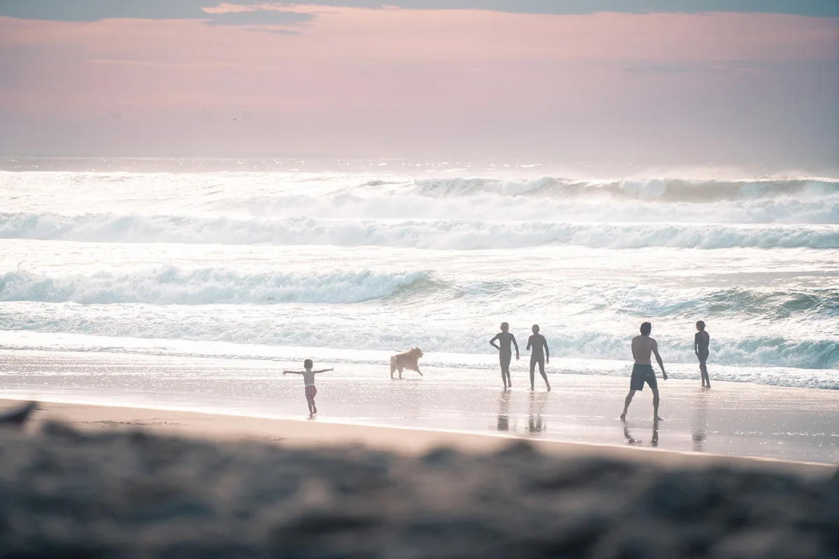 Les superbes rouleaux des plages de Messanges