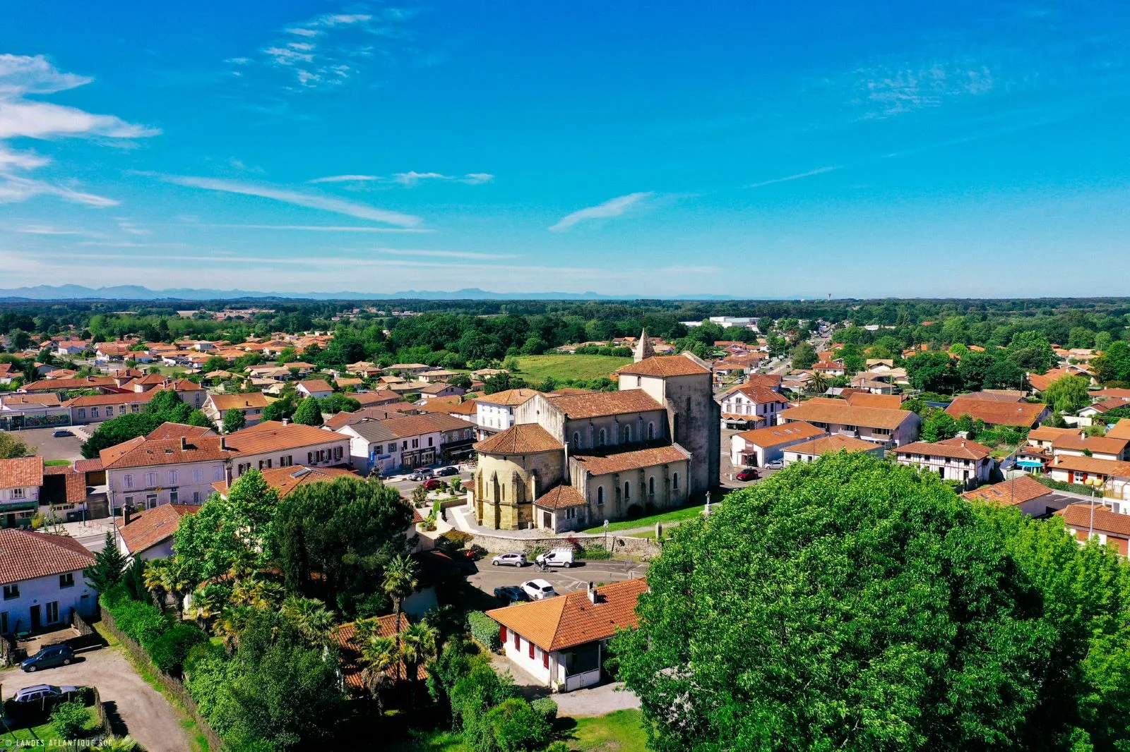 Le village de Saint-Geours-de-Maremne en Landes Atlantique Sud