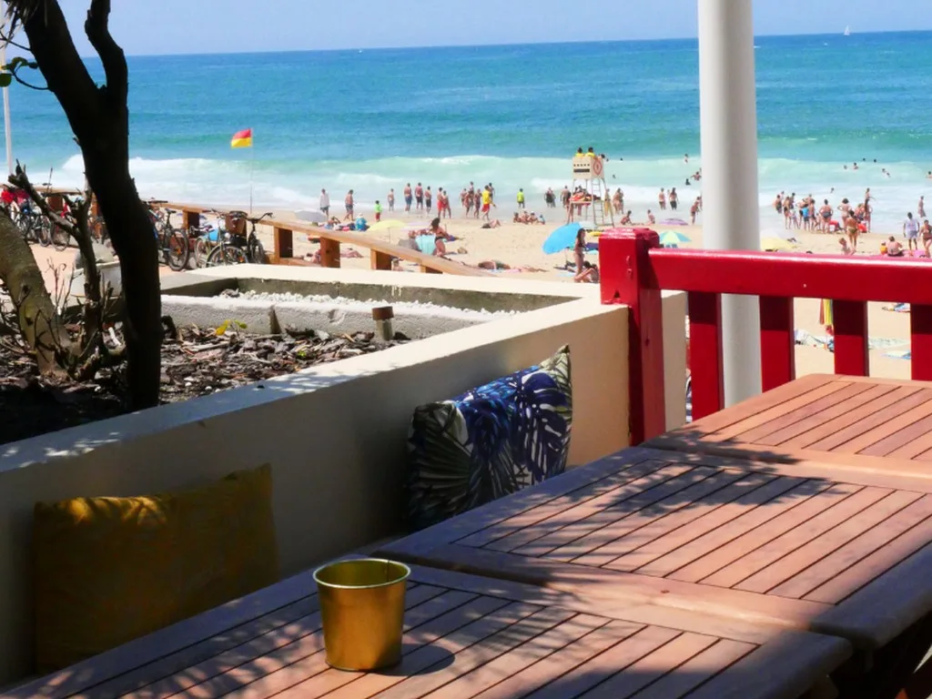 café de la plage à Hossegor dans les Landes