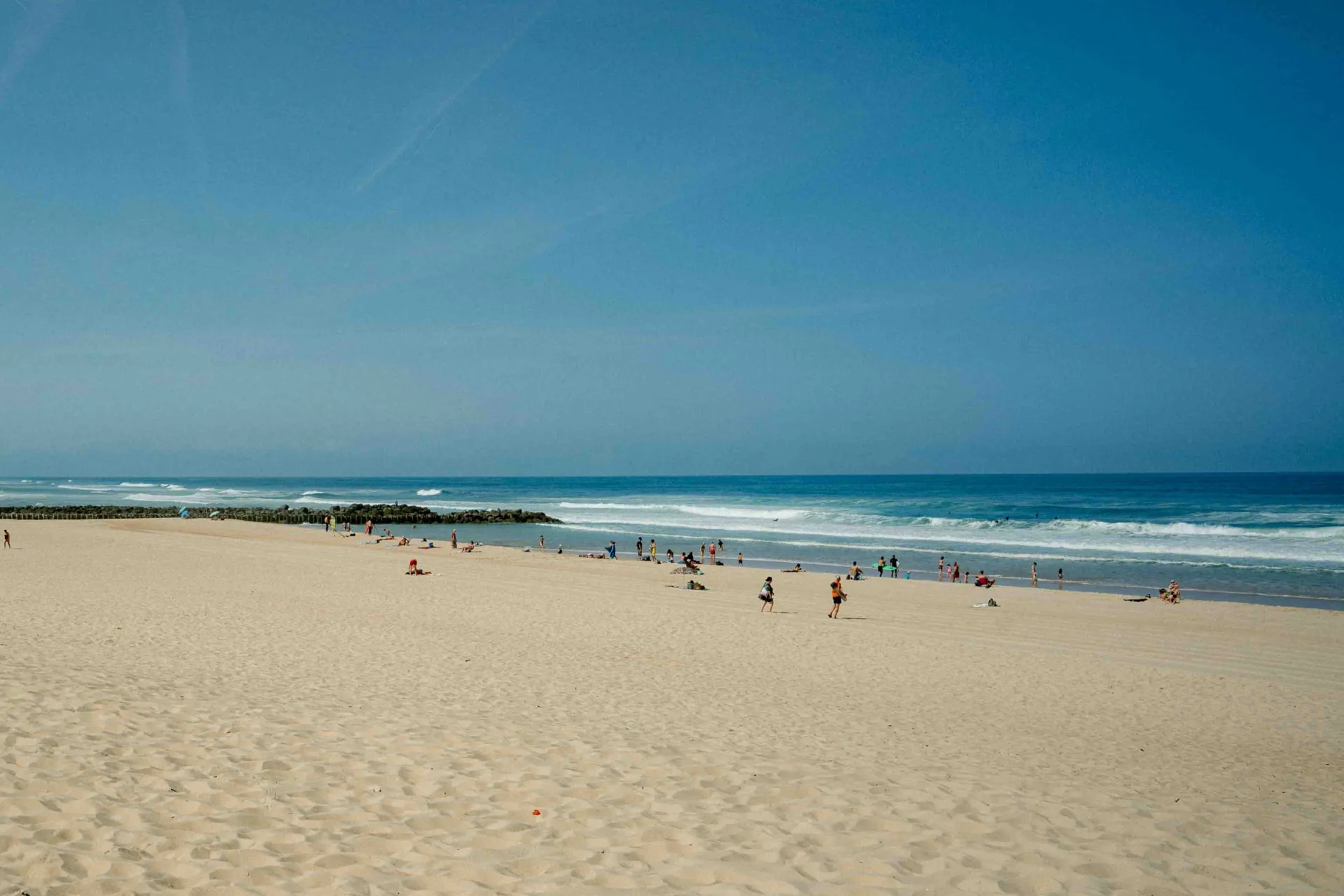 Plage de Vieux-Boucau dans les Landes