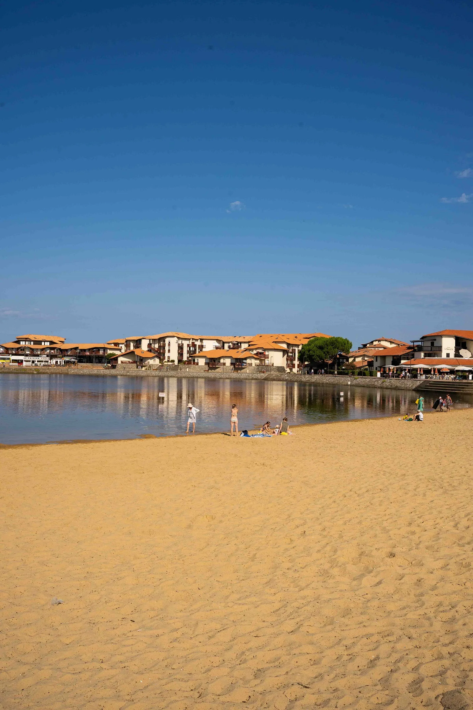 plage du lac Vieux-Boucau