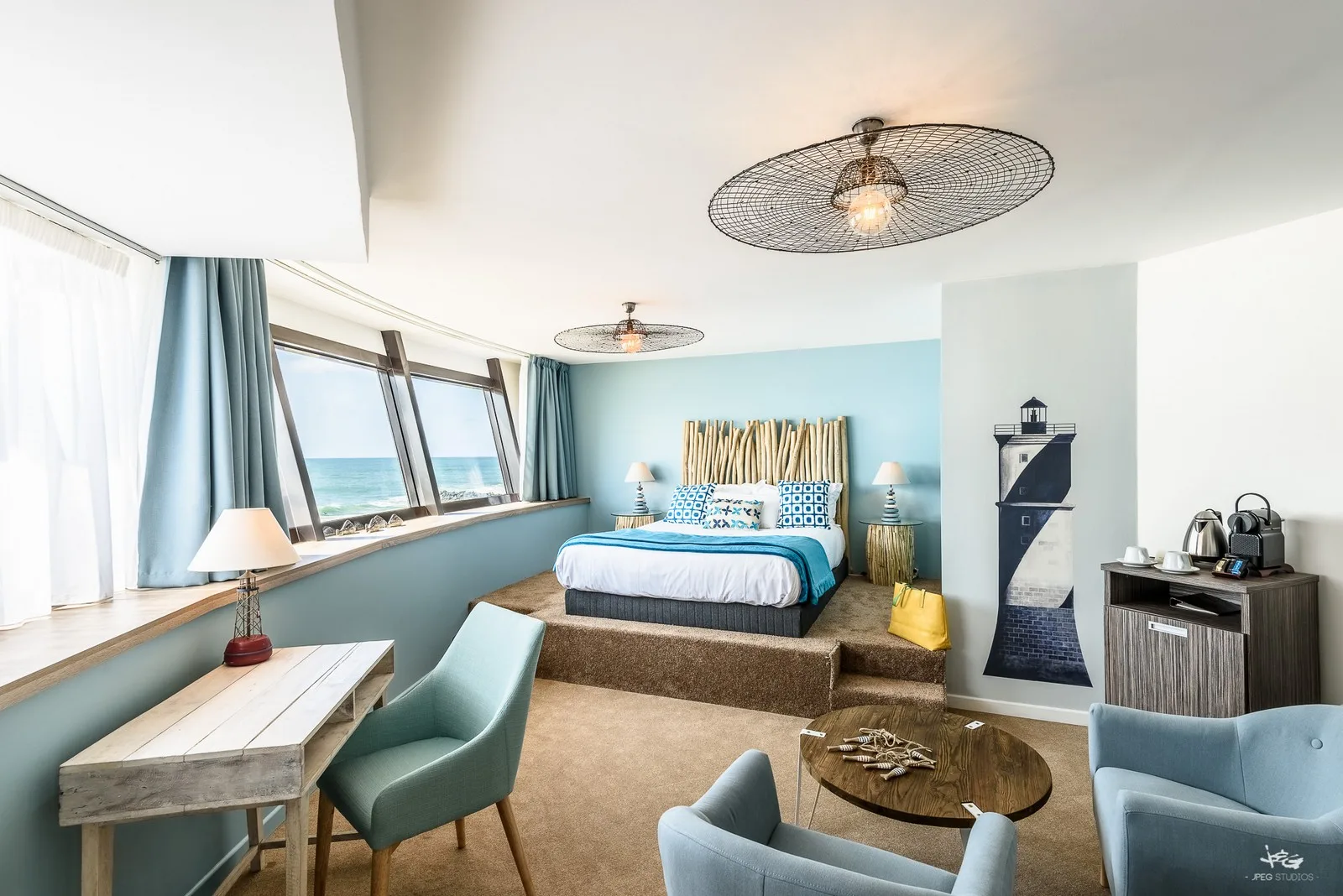 une chambre d'hôtel au Baya Hôtel de Capbreton dans les Landes pour votre séminaire d'entreprise 3 étoiles