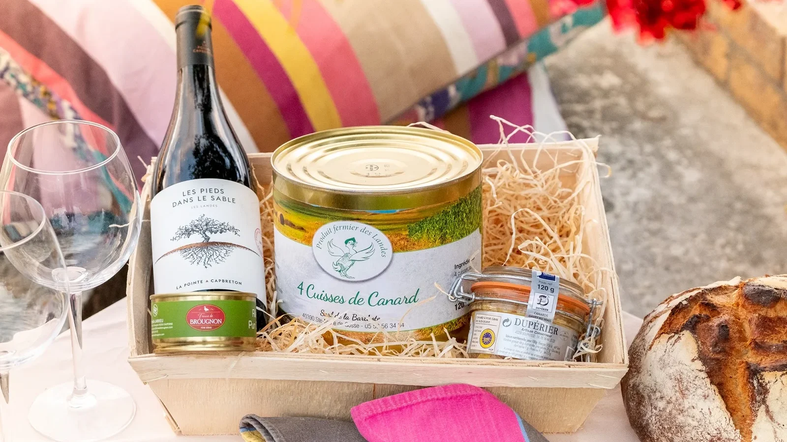 Shopping de produits du terroir landais