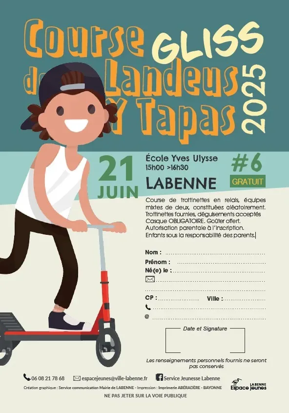 Course trottinnette Labenne
