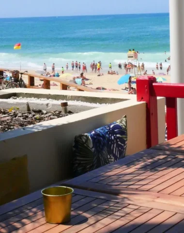 café de la plage à Hossegor dans les Landes