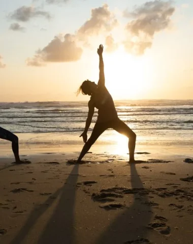 Yoga à la plage