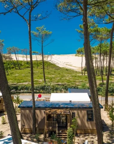 mobil home en camping Messanges