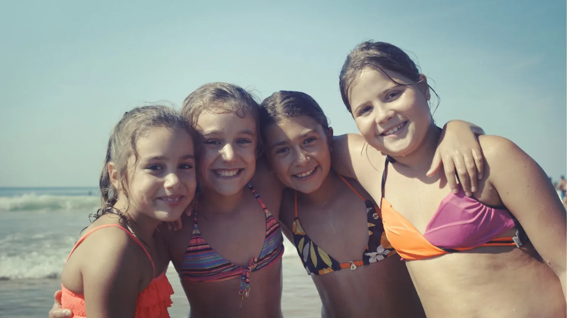 enfants à la plage
