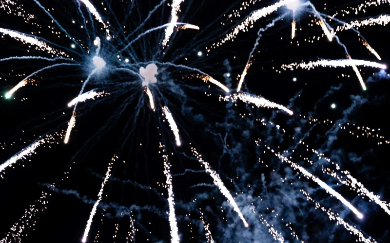 Feu d'artifice à Vieux-Boucau