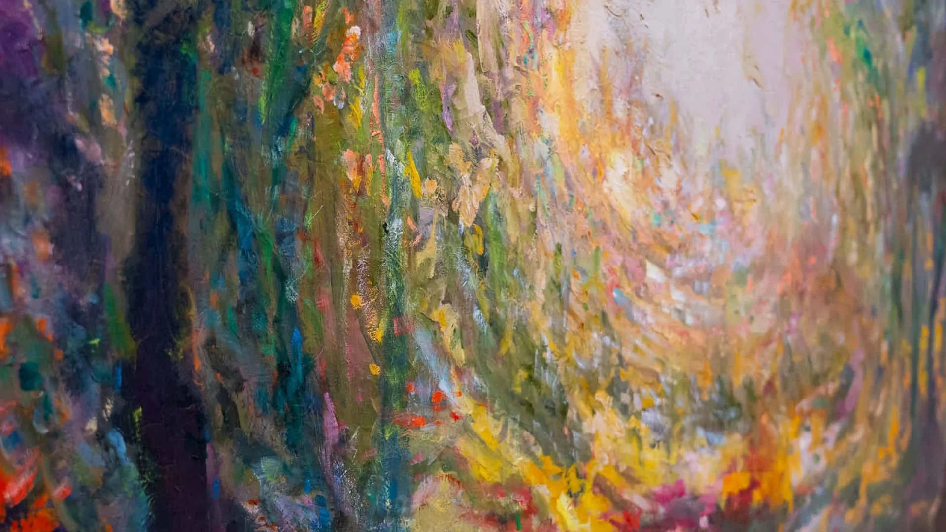Peinture de Giacomo de Pass au PARCC, centre d'art