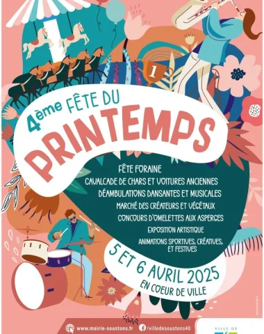 Rendez-vous à Soustons pour fêter le printemps le 1er week-end du mois d'avril