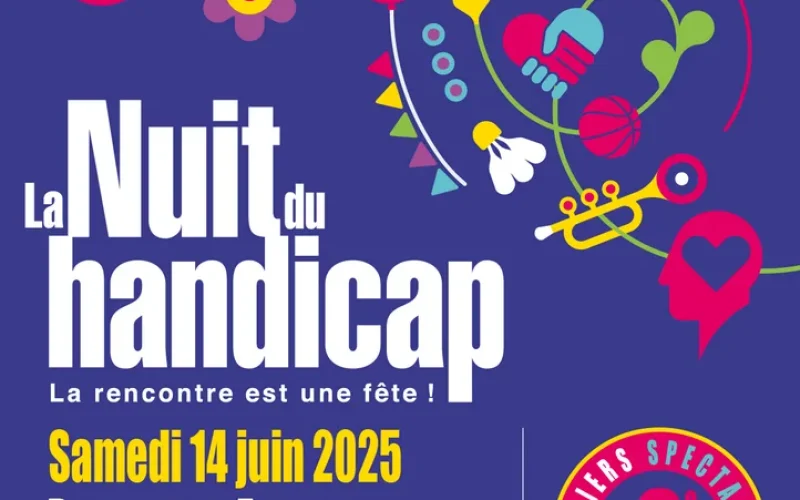 affiche de la nuit du handicap édition 2025