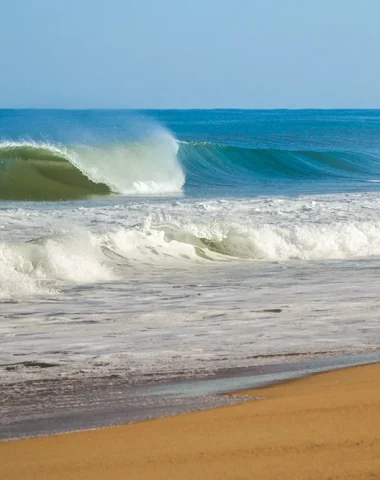 vague pour le surf dans les landes