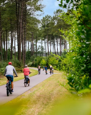 A vélo sur l'Itinérêve à Soustons