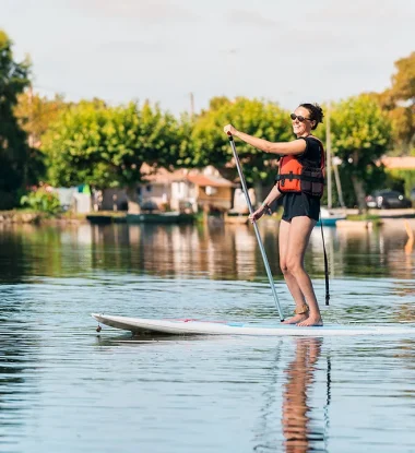 Paddle sur le lac de Soustons