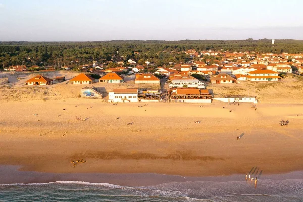 La plage centrale à Vieux-Boucau