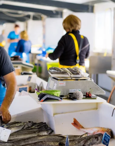 Des conseils avisés au marché aux poissons de Capbreton