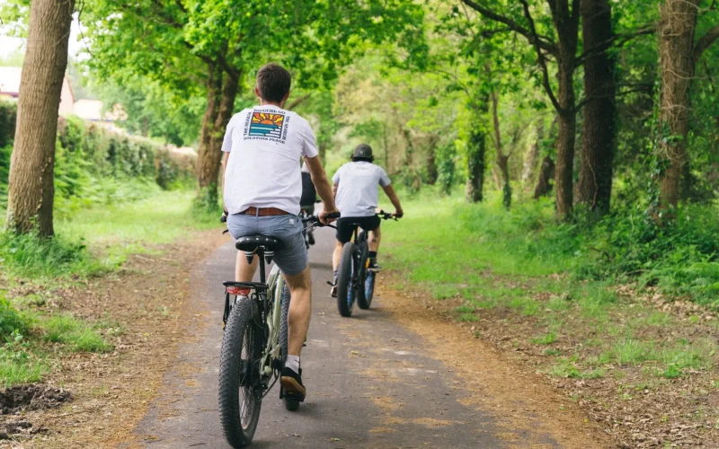 Sortie à vélo sur les pistes cyclables des Landes