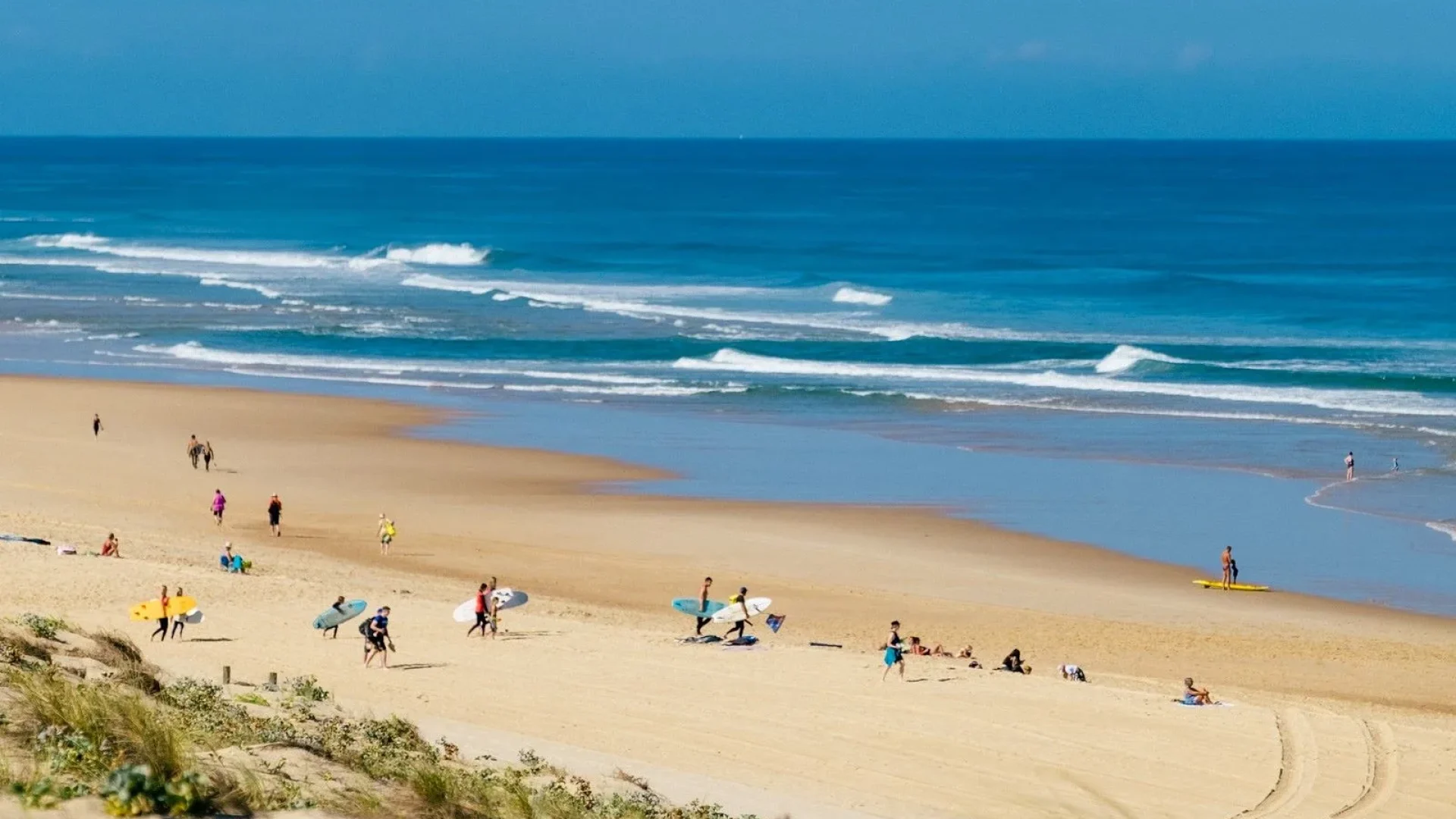 La plage de Messanges dans les Landes